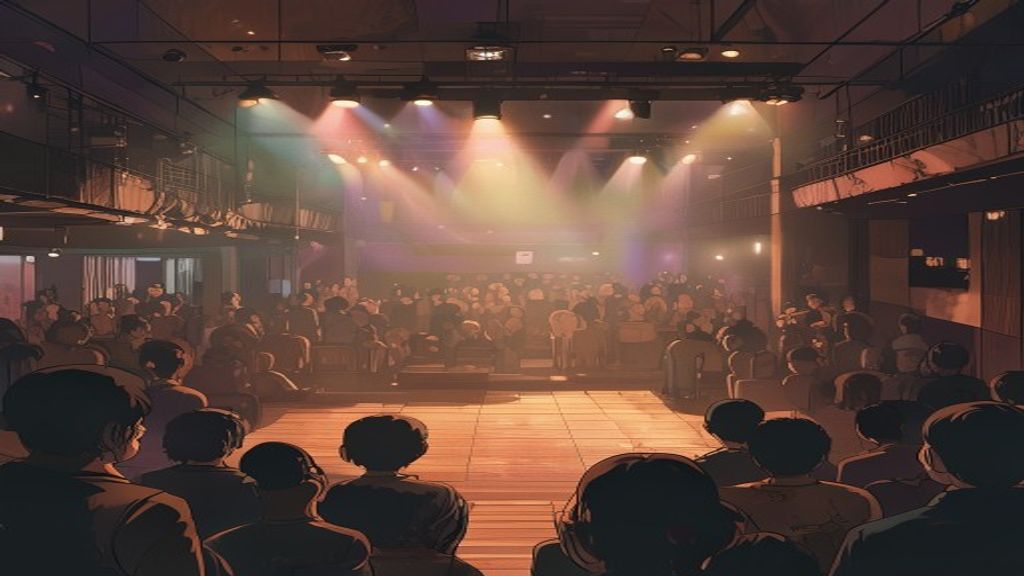 ライブハウス内のフロア