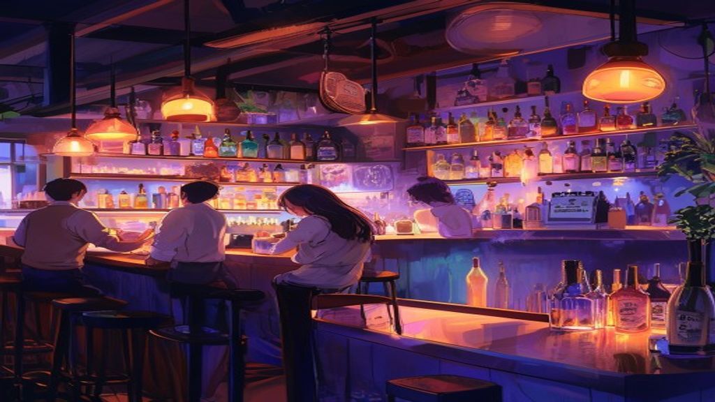ライブハウスのドリンクカウンター